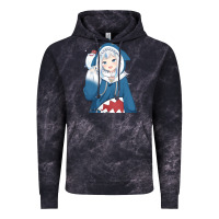 Cloud Black Smile Beautiful Gawr Gura Vintage Hoodie - artisFamous