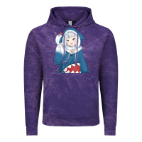 Cloud Purple Smile Beautiful Gawr Gura Vintage Hoodie - artisFamous