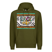 Army Green race wife Premium Hoodie - Artiststas