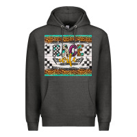 Charcoal Heather race wife Premium Hoodie - Artiststas