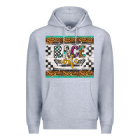Heather Grey race wife Premium Hoodie - Artiststas