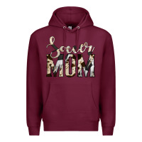 Burgundy soccer mom Premium Hoodie - Jasminsmagicworld