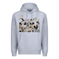 Heather Grey soccer mom Premium Hoodie - Jasminsmagicworld