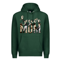 Sports Green soccer mom Premium Hoodie - Jasminsmagicworld