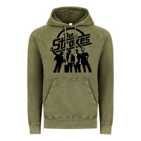 Vintage Olive Black Man Vintage Hoodie - artisFamous