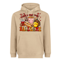 Mushroom take me out to the ball game softball Heavyweight Hoodie - Jasminsmagicworld