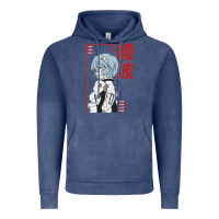 Vintage Denim aesthetic evangelion Vintage Hoodie - artisFamous