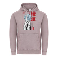 Vintage Zinc aesthetic evangelion Vintage Hoodie - artisFamous