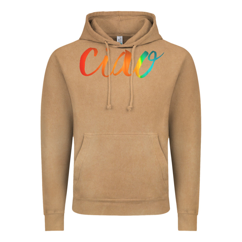 Ciao Italian Saying Vintage Hoodie by artisFamous | Teevron