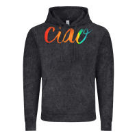 Vintage Black ciao italian saying Vintage Hoodie - artisFamous