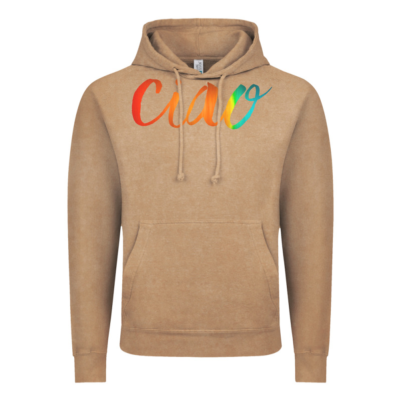 Ciao Italian Saying Vintage Hoodie by artisFamous | Teevron