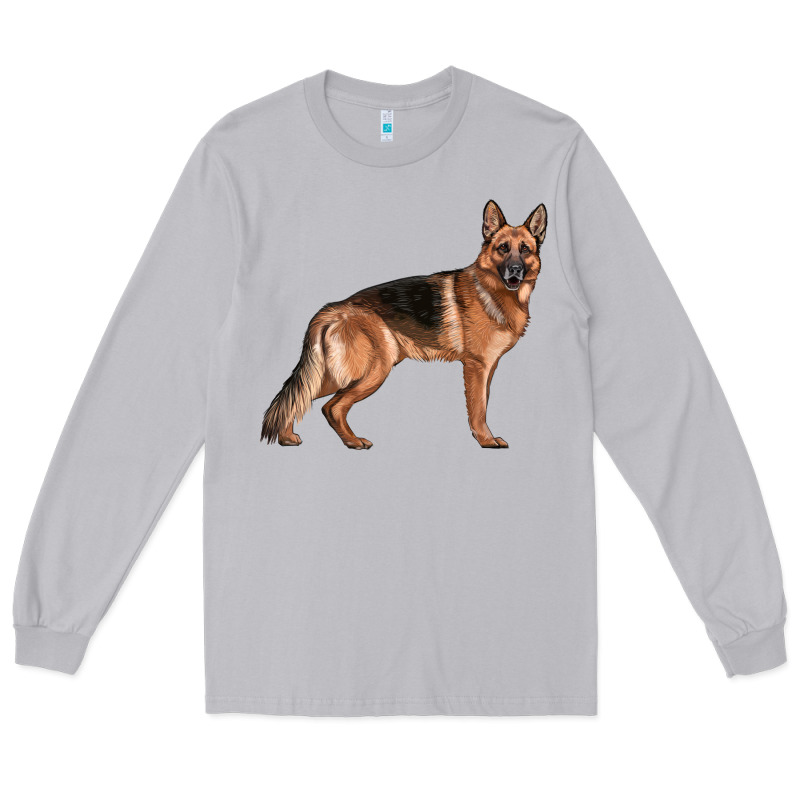 German Shepherd Dog Illustrations Long Sleeve Tee by LillyAllenDesigns | Teevron