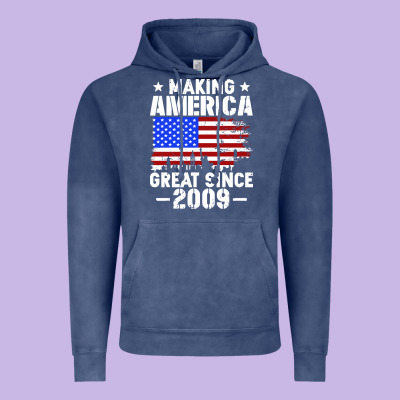 Vintage Making America Great Since 2009 Vintage Hoodie Designed By Artisfamous