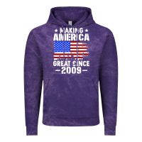 Cloud Purple vintage making america great since 2009 Vintage Hoodie - artisFamous