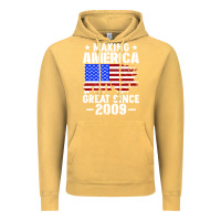 Vintage Mustard vintage making america great since 2009 Vintage Hoodie - artisFamous