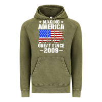 Vintage Olive vintage making america great since 2009 Vintage Hoodie - artisFamous