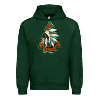 Forest Green indian headdress arrowhead Urban Hoodie - Jasminsmagicworld