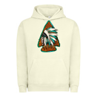 Pigment Pistachio indian headdress arrowhead Urban Hoodie - Jasminsmagicworld