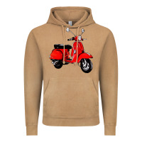 Vintage Camel classic italian vespa scooter Vintage Hoodie - artisFamous
