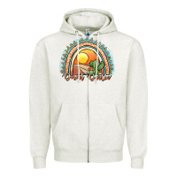 Oatmeal Heather desert darlin' rainbow Zipper Hoodie - JahusDesignShop