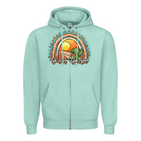 Seafoam desert darlin' rainbow Zipper Hoodie - JahusDesignShop