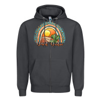 Smoke desert darlin' rainbow Zipper Hoodie - JahusDesignShop