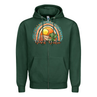 Sports Green desert darlin' rainbow Zipper Hoodie - JahusDesignShop