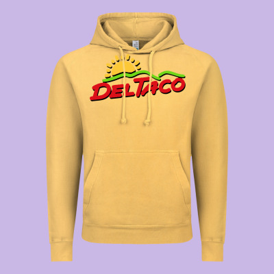 Del Taco Vintage Hoodie Designed By Artisfamous