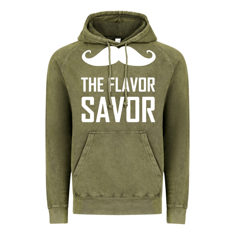 Mustache The Flavor Savor Vintage Hoodie by artisFamous | Teevron