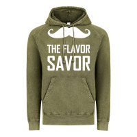 Mustache The Flavor Savor Vintage Hoodie | Teevron