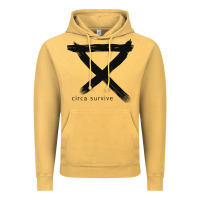 Vintage Mustard CIRCA SURVIVE Vintage Hoodie - artisFamous