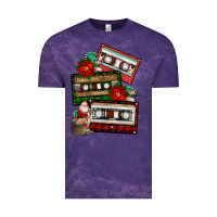 Cloud Purple christmas cassette gemstone Vintage Tee - FaDigitalArtStudio