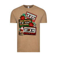 Vintage Coffee christmas cassette gemstone Vintage Tee - FaDigitalArtStudio