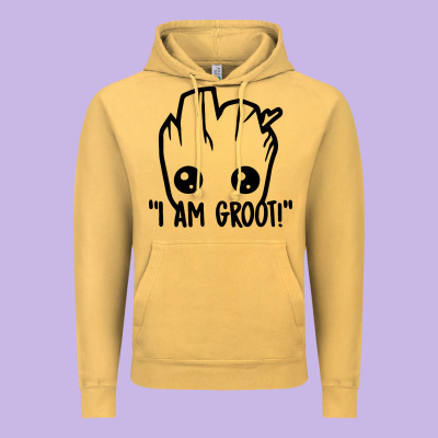 Baby Groot Vintage Hoodie Designed By Artisfamous