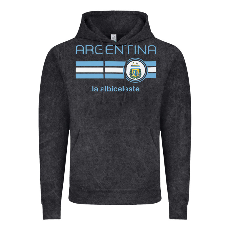 Soccer Argentina Jersey Argentinian Football La Albiceleste Vintage Hoodie by artisFamous | Teevron