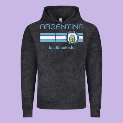 Soccer Argentina Jersey Argentinian Football La Albiceleste Vintage Hoodie Designed By Artisfamous