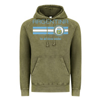 Vintage Olive soccer argentina jersey argentinian football la albiceleste Vintage Hoodie - artisFamous