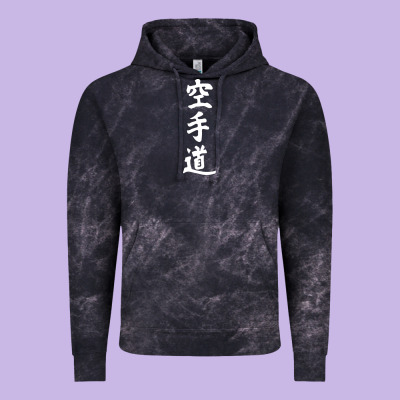Kanji Karate Vintage Hoodie Designed By Artisfamous