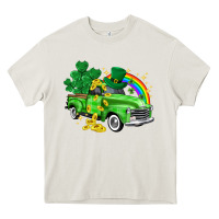 Cream western truck St. Patrick's Day Heavy Core Tee - HowdyJamesFarm