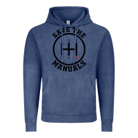 Vintage Denim save the manuals (black) Vintage Hoodie - artisFamous