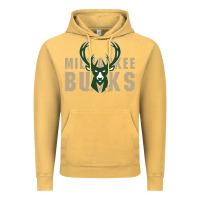 Vintage Mustard Milkwaukee Bucks Vintage Hoodie - artisFamous