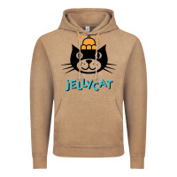 Vintage Coffee jelly cat Vintage Hoodie - artisFamous