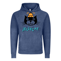 Vintage Denim jelly cat Vintage Hoodie - artisFamous