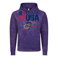 Cloud Purple usa team Vintage Hoodie - artisFamous