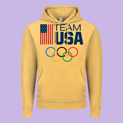 Usa Team Vintage Hoodie Designed By Artisfamous