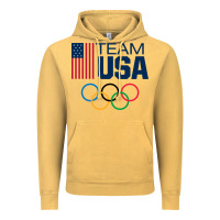 Vintage Mustard usa team Vintage Hoodie - artisFamous