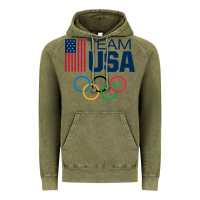 Vintage Olive usa team Vintage Hoodie - artisFamous