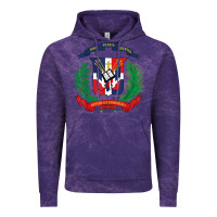 Cloud Purple dominican republic flag national emblem republica dominicana t shirt Vintage Hoodie - artisFamous