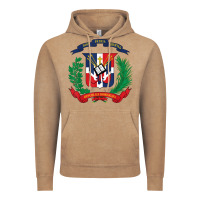 Vintage Coffee dominican republic flag national emblem republica dominicana t shirt Vintage Hoodie - artisFamous