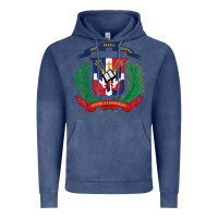 Dominican Republic Flag National Emblem Republica Dominicana T Shirt Vintage Hoodie | Teevron